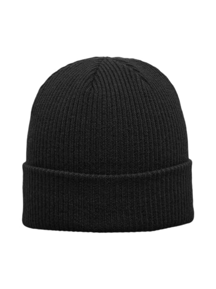 Selected Homme Slhcray Black Wool Beanie