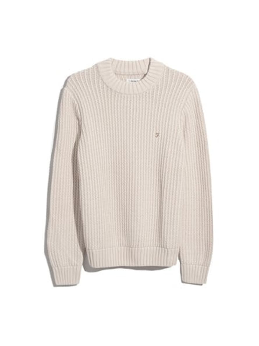 Farah Pull En Maille Crème