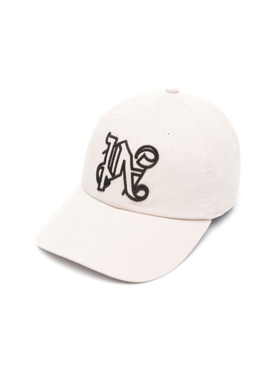 Palm Angels Pa Monogram Logo Baseball Cap