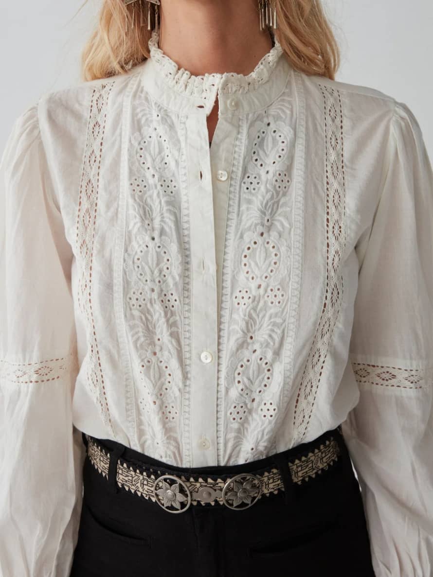 Maison Hotel Maison Hotel Winter Blossom Emanuelle Blouse