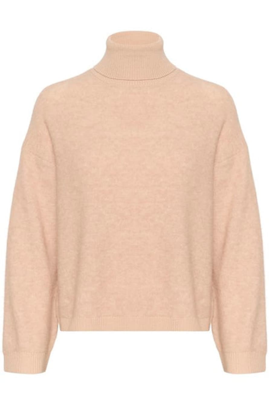 Soaked in Luxury  Sljessie Semolina Melange Knit Jumper