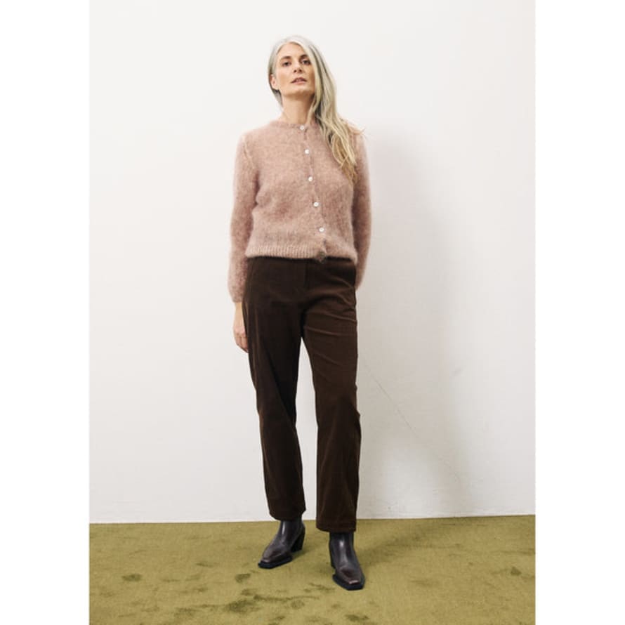 FRNCH Elysa Marron Glace Trousers