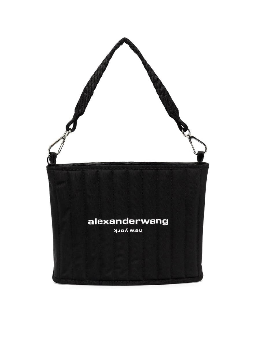 Alexander Wang Elite Tech Logo Shoulder Bag