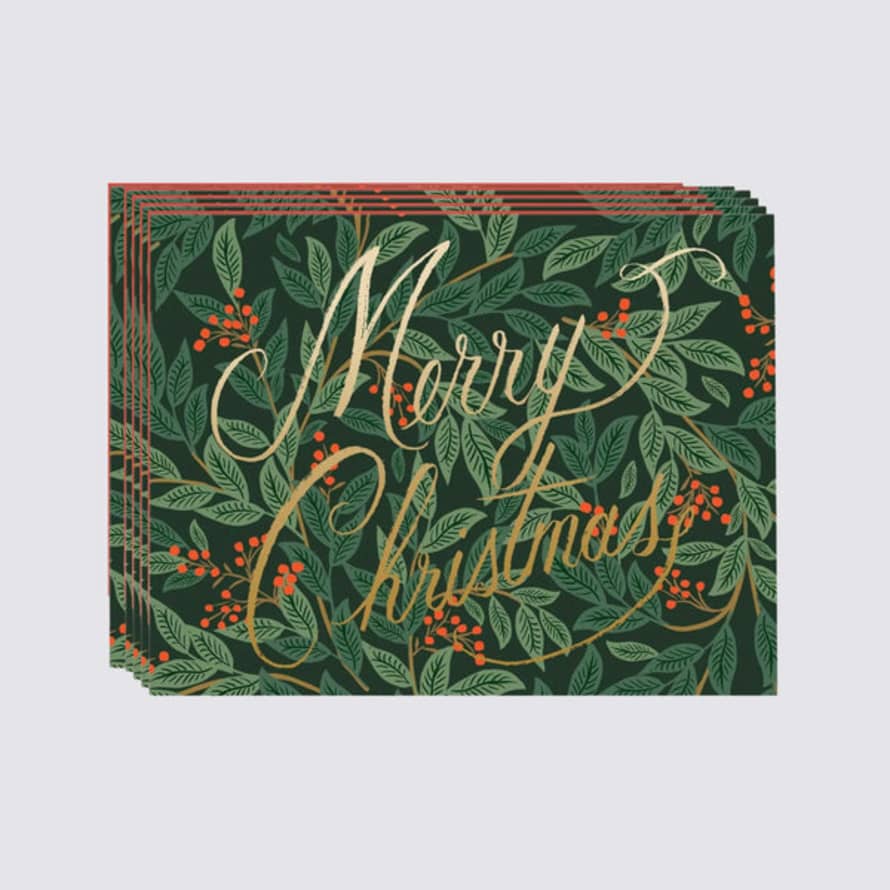 Rifle Paper Co. Willowberry Christmas - Set Of 8