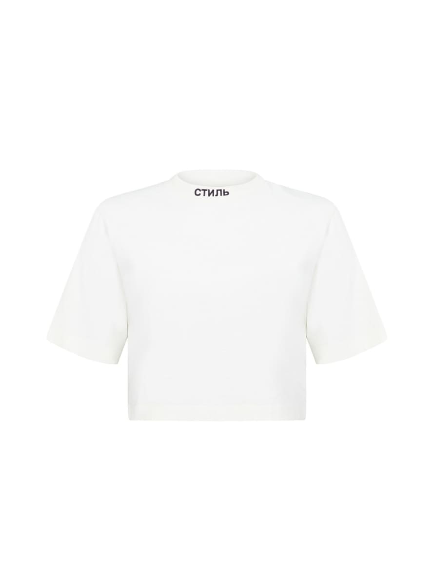 Heron Preston Nf Ctnmb Logo Crop T-shirt