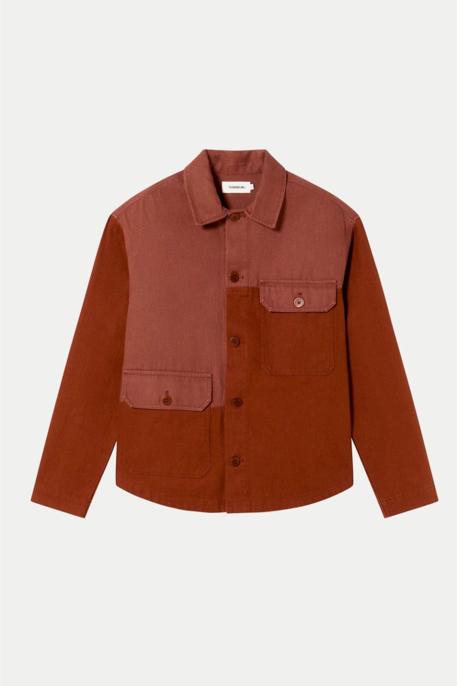 Thinking Mu Toasted Herringbone Carmy Jacket