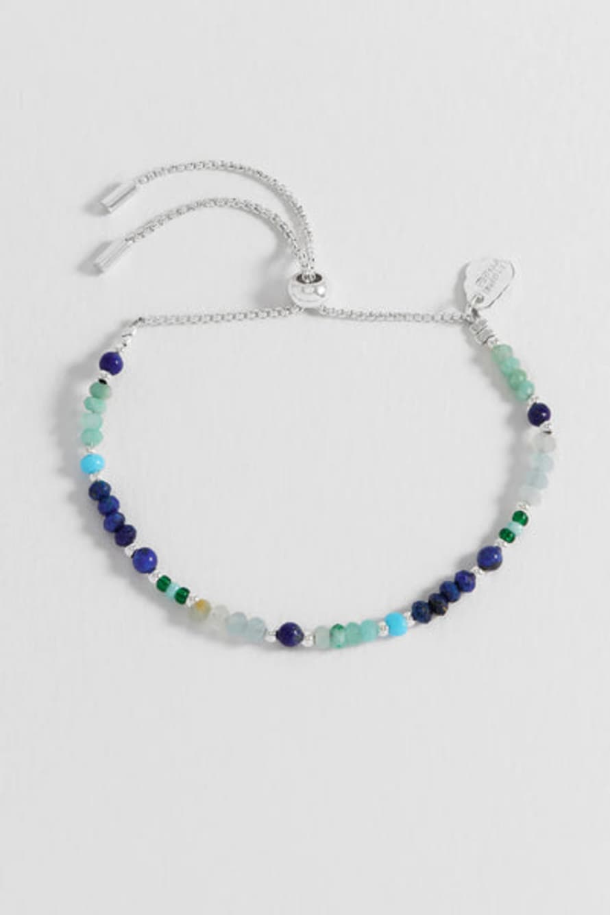 Estella Bartlett  Blue Mixed Mini Bead Bracelet