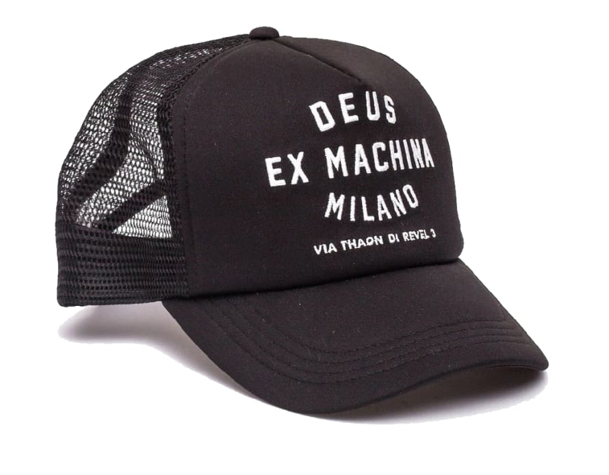 Deus Ex Machina Deus Ex Machina Milano Address Trucker Black