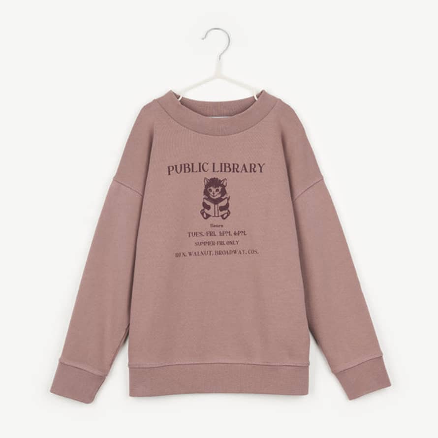 Tom & Boy Pink Public Library Sweatshirt