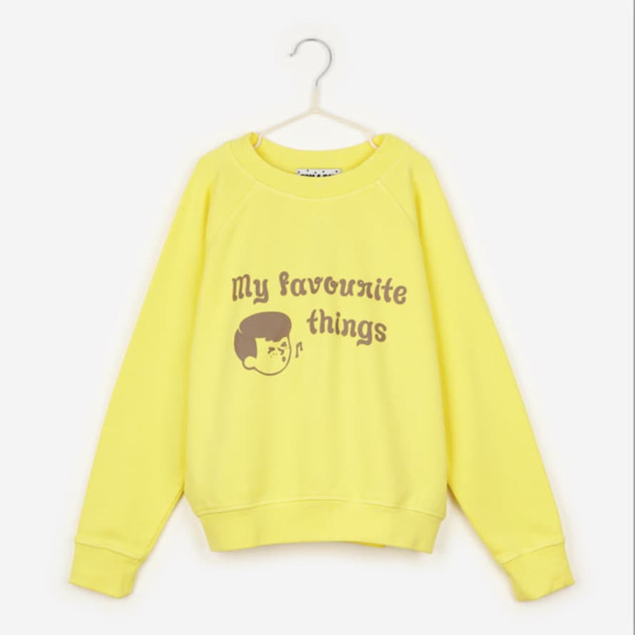 Tom & Boy Bright Yellow Favourite Things Sweatshirt