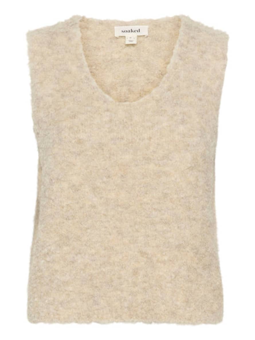 Soaked in Luxury  Venessa Vest Oatmeal Melange