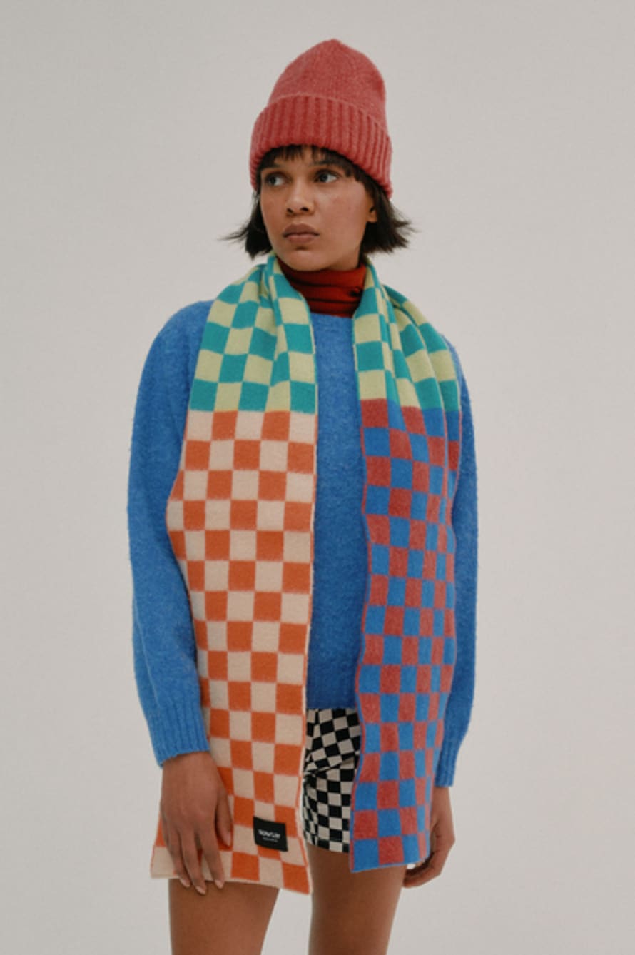 Howlin' Cosmic Checkerboard Sky Dream Scarf