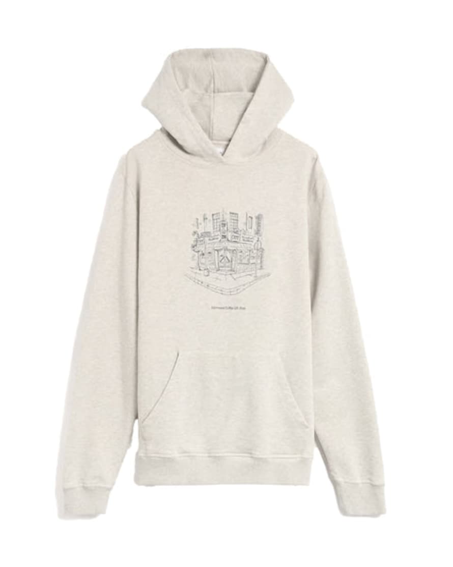 Edmmond Plain Grey Coffee Gift Shop Hoodie