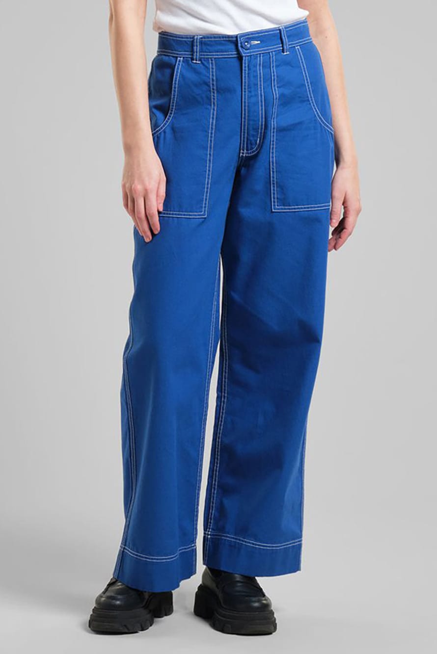 dedicated Surf Blue Vara Canvas Workwear Pants