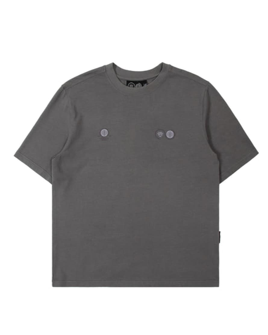 Purple Mountain Observatory Grey Globe T-Shirt