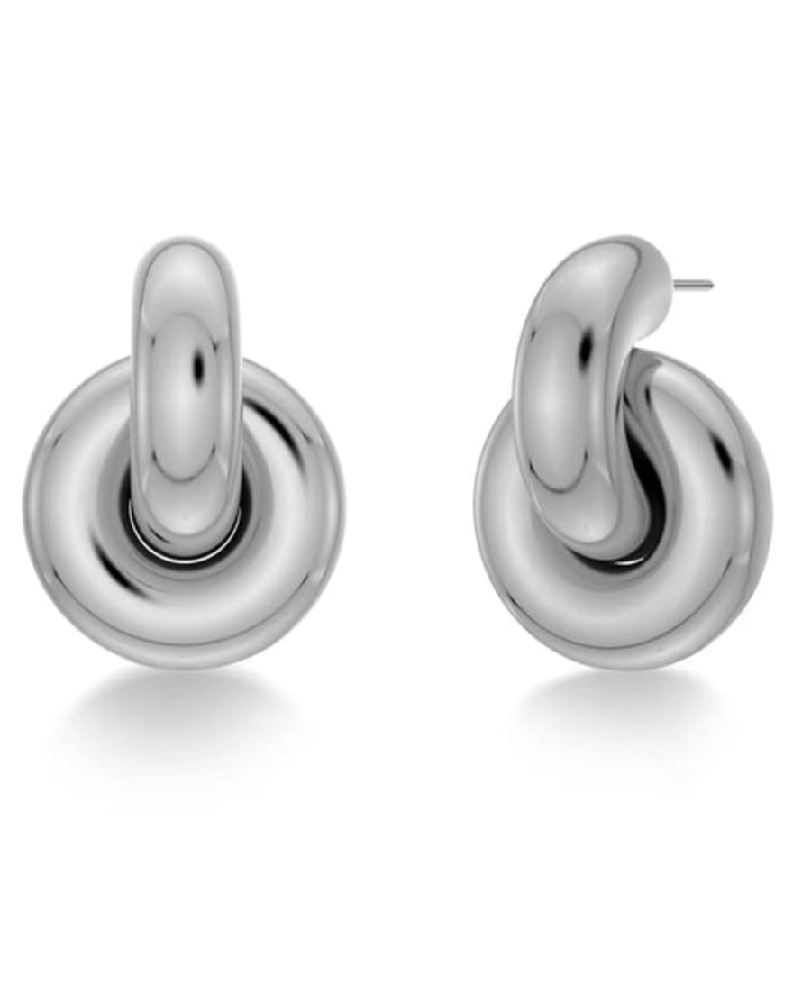 Edblad Redondo Stud Earrings - Shiny Silver