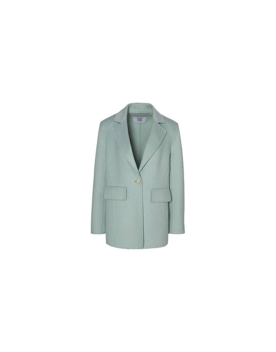 Riani Df Wool Single Breasted Blazer Col: 503 Glacier, Size: 10