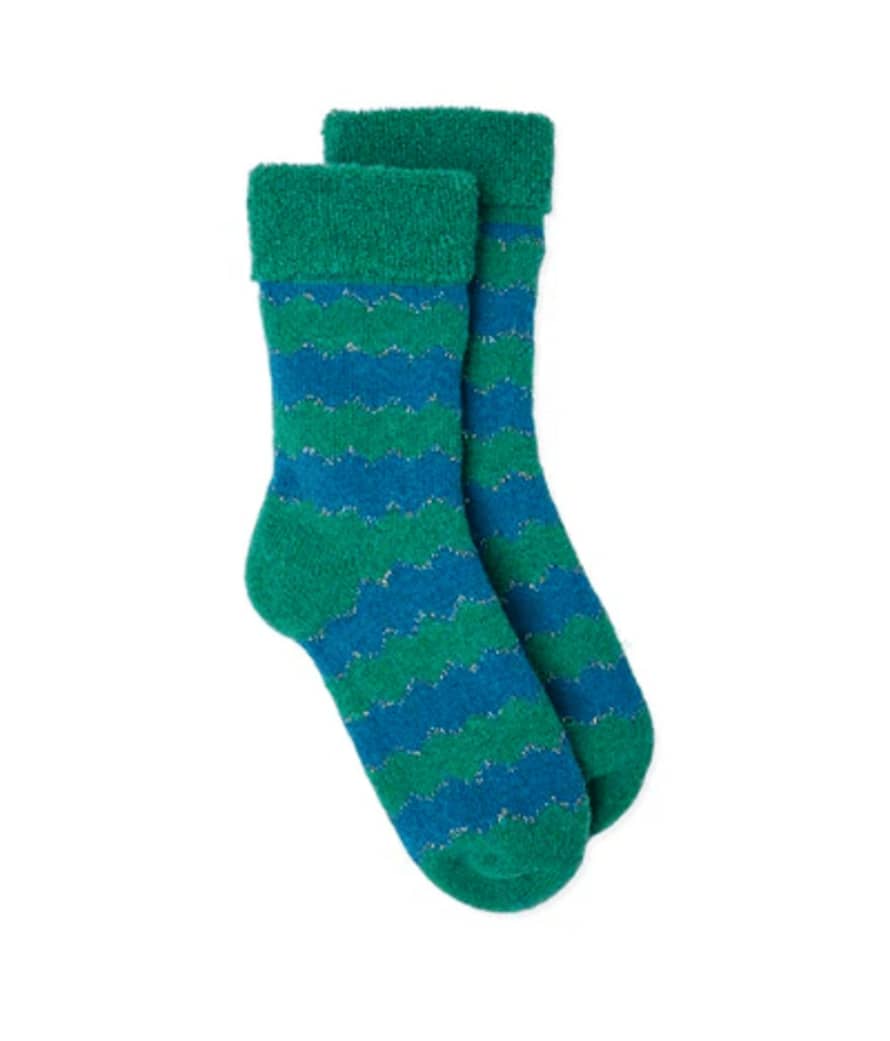 Somerville Slipper Socks Zig Zag