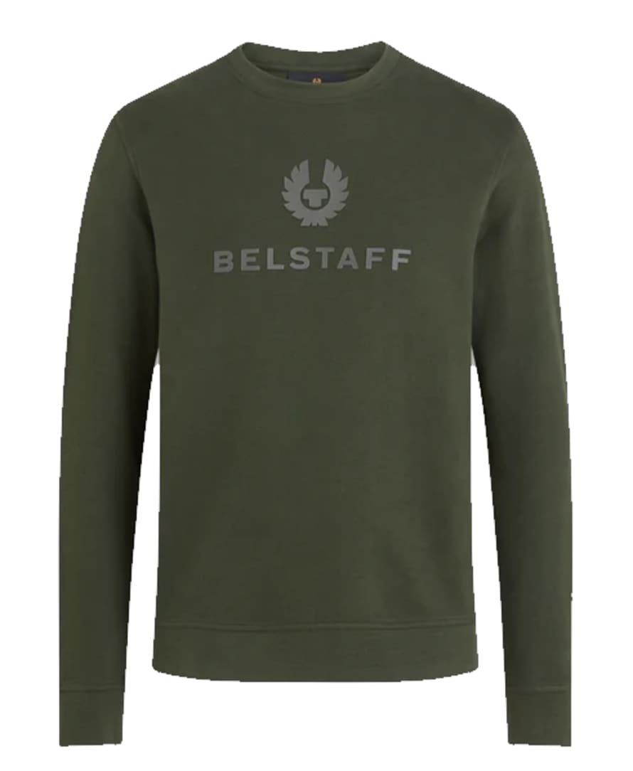 Belstaff Signature Sweatshirt Tile Green