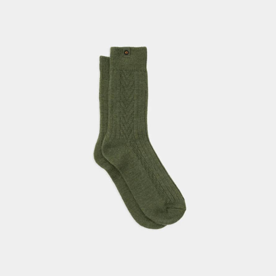 BILLYBELT Wool Socks - Khaki