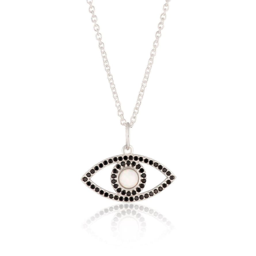 Scream Pretty  Opal Eye Necklace - Silver