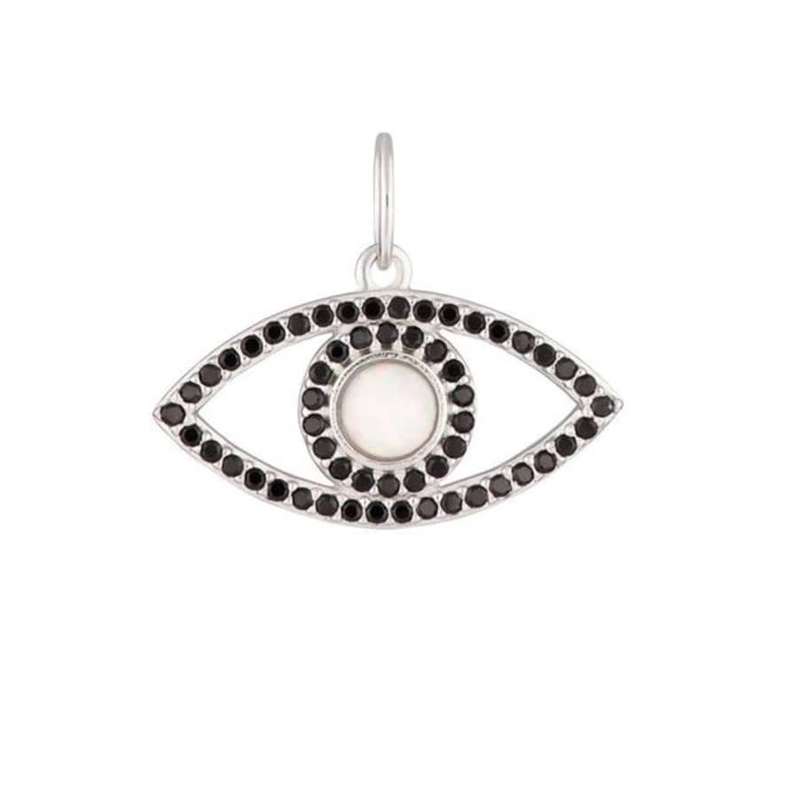 Scream Pretty  Opal Eye Silver Charm